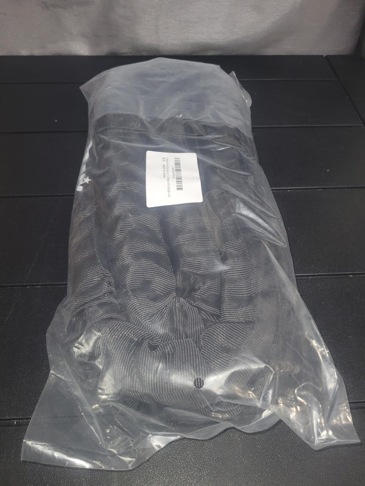 Battle Rope for Home Gym - 1.5 Inch 40FT Heavy Exercise Rope with Wear-Resistant Nylon Sleeve & Anchor Strap customer photo 1