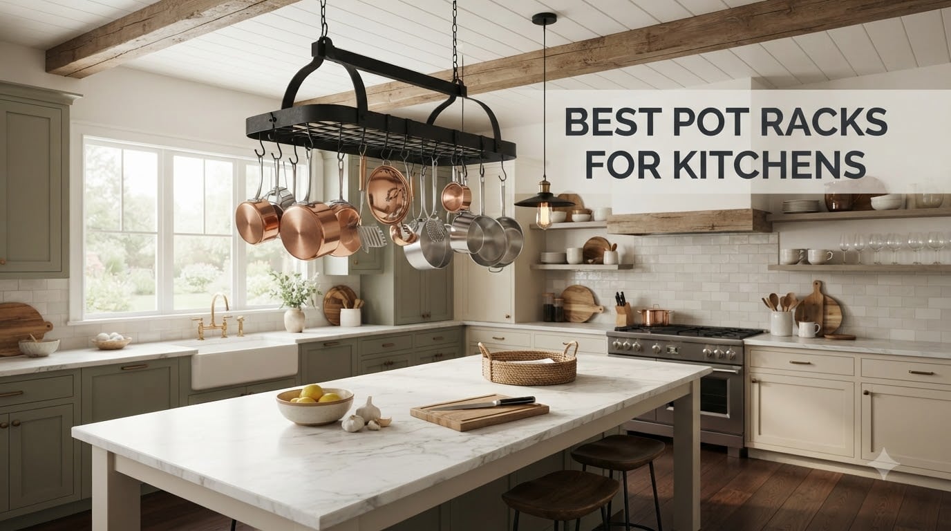 best pot racks for kitchens