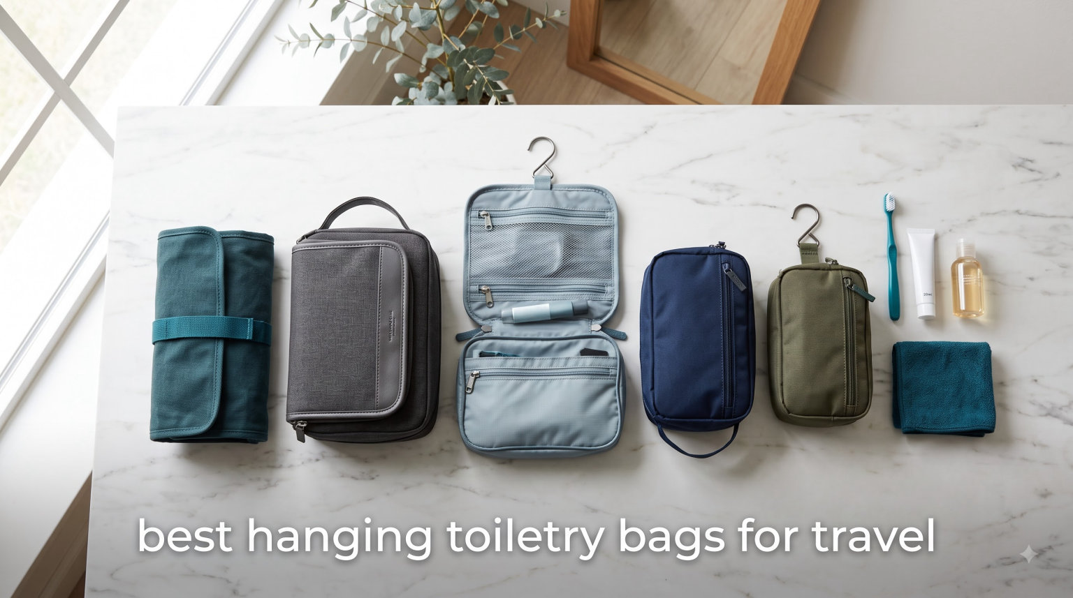best hanging toiletry bags for travel
