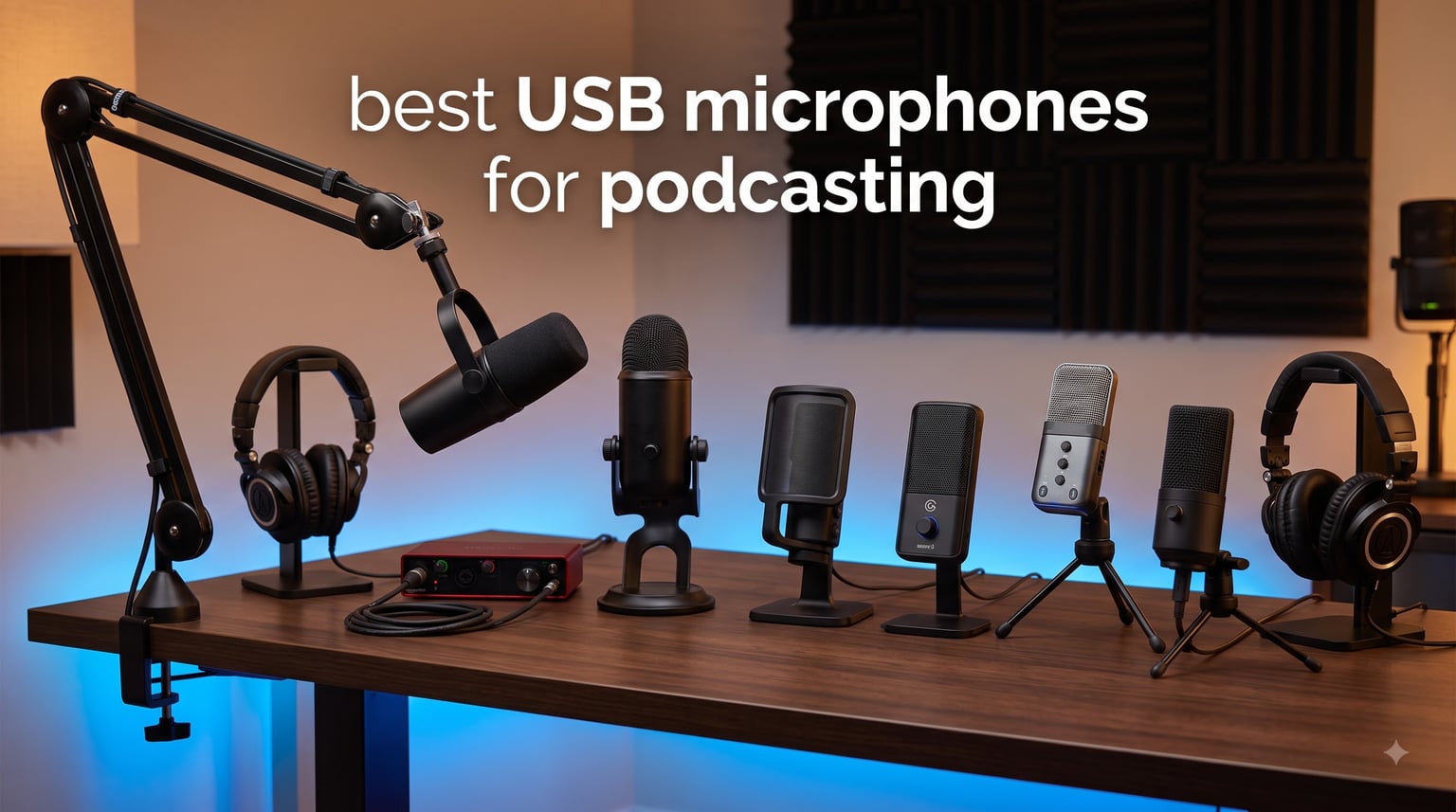 best USB microphones for podcasting