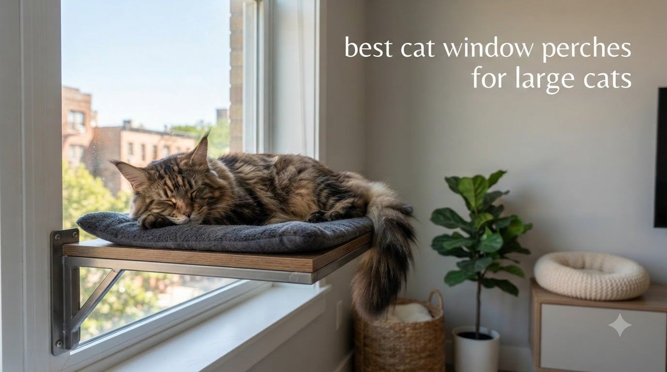 best cat window perches for large cats