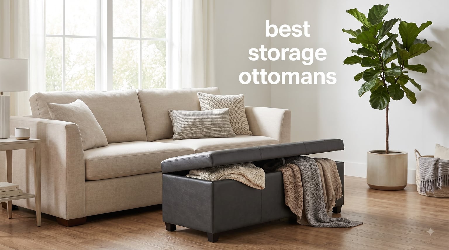 best storage ottomans