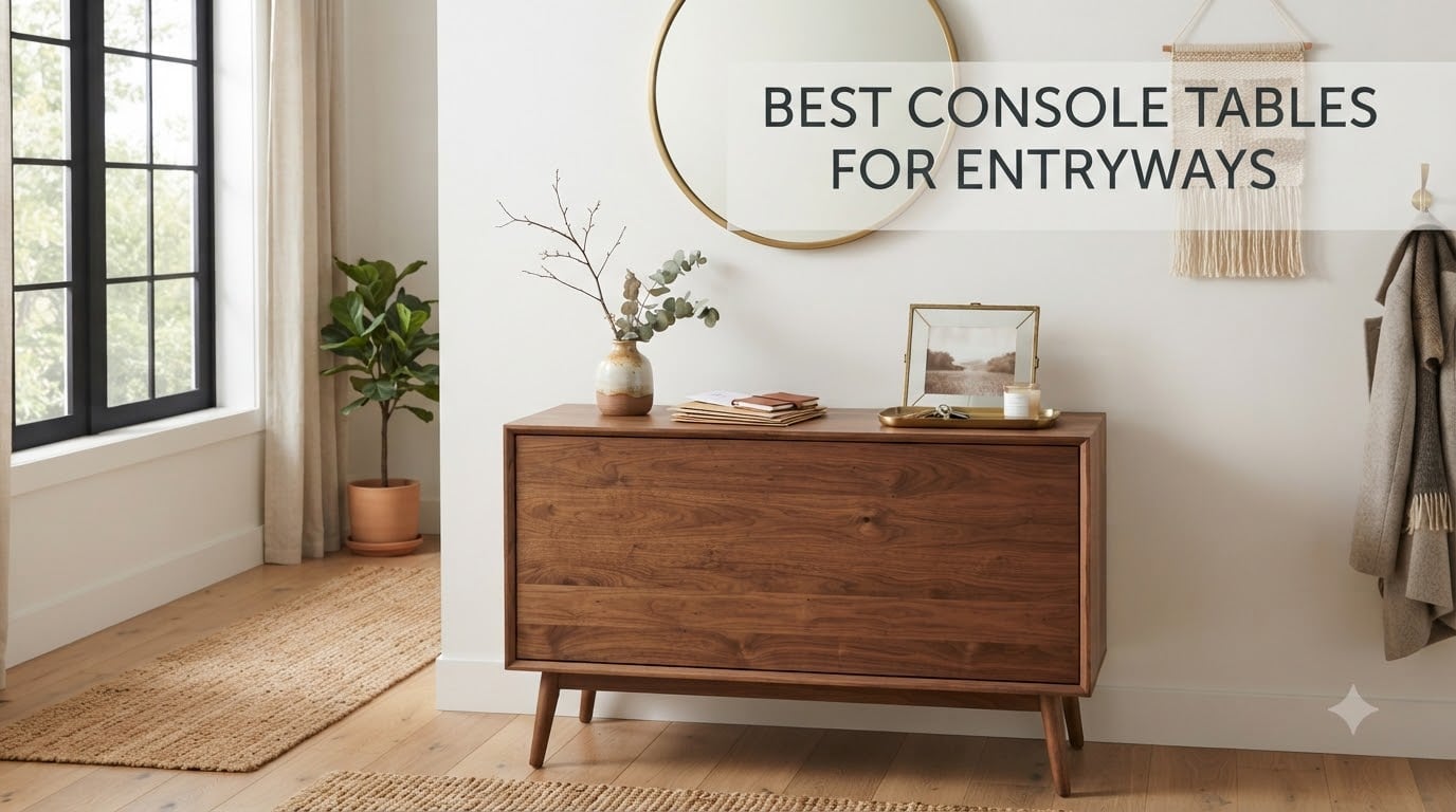 best console tables for entryways