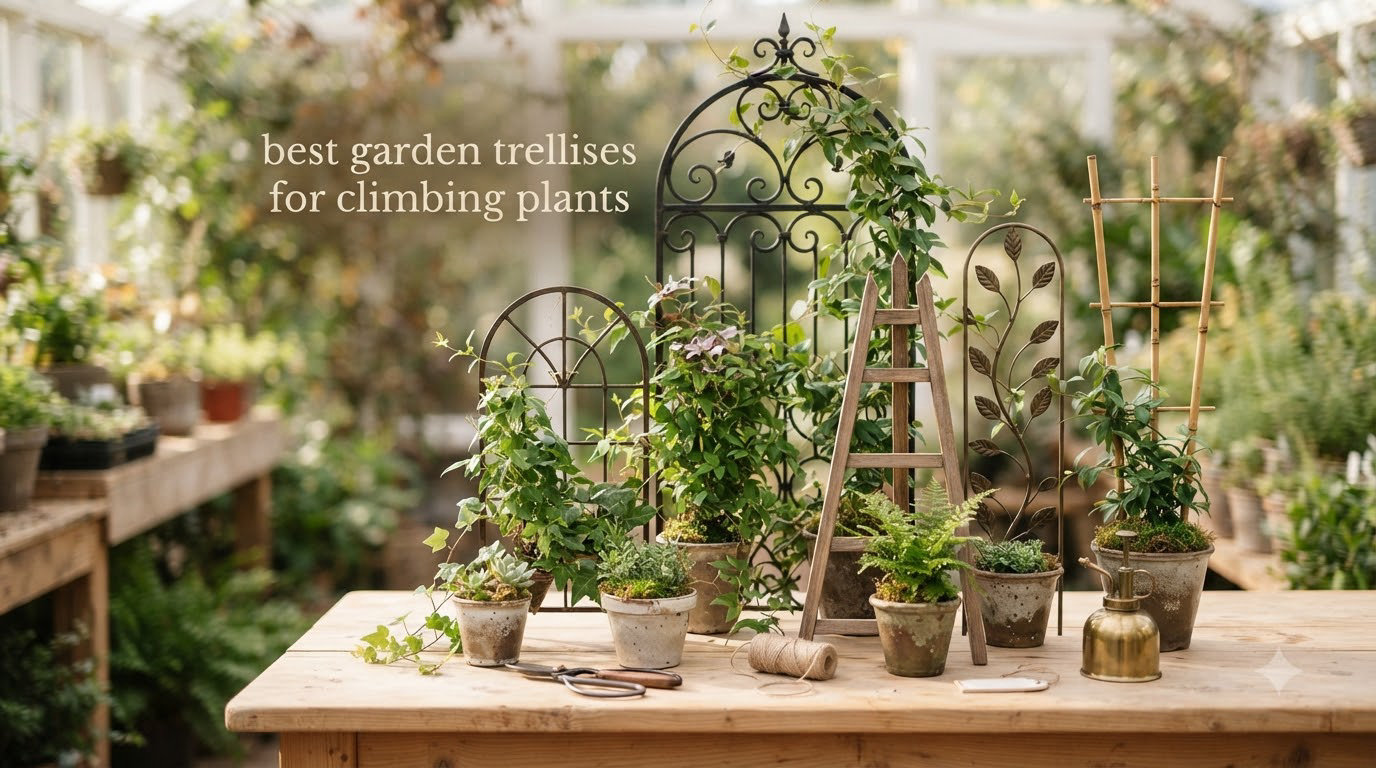 best garden trellises for climbing plants