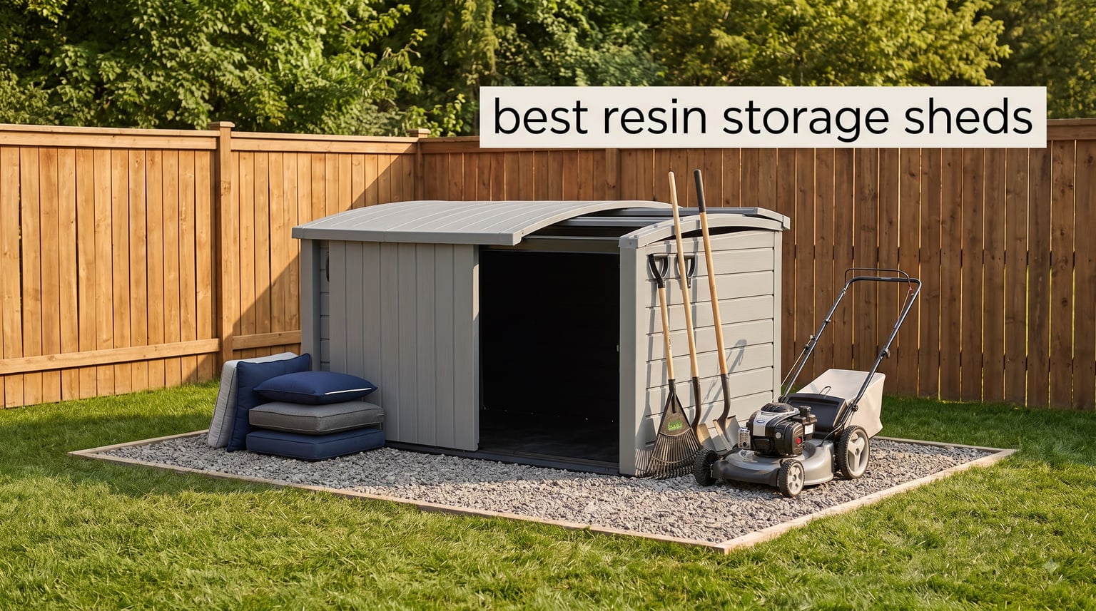 best resin storage sheds