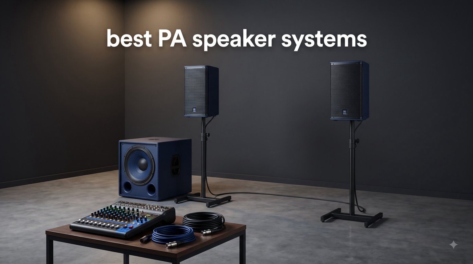 best PA speaker systems