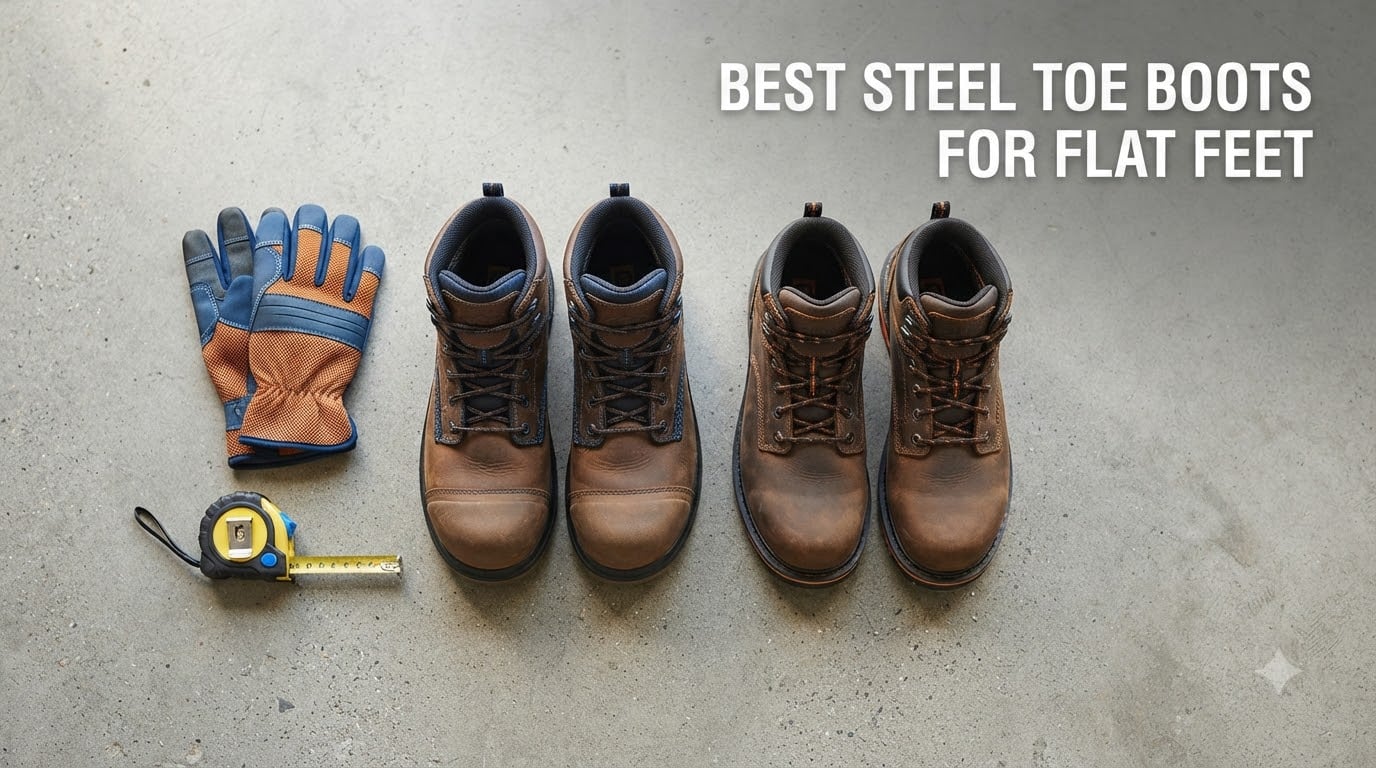 best steel toe boots for flat feet