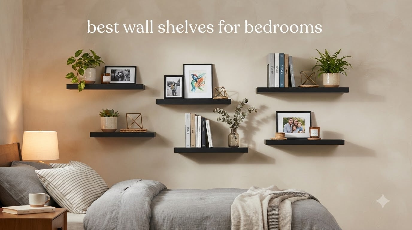 best wall shelves for bedrooms