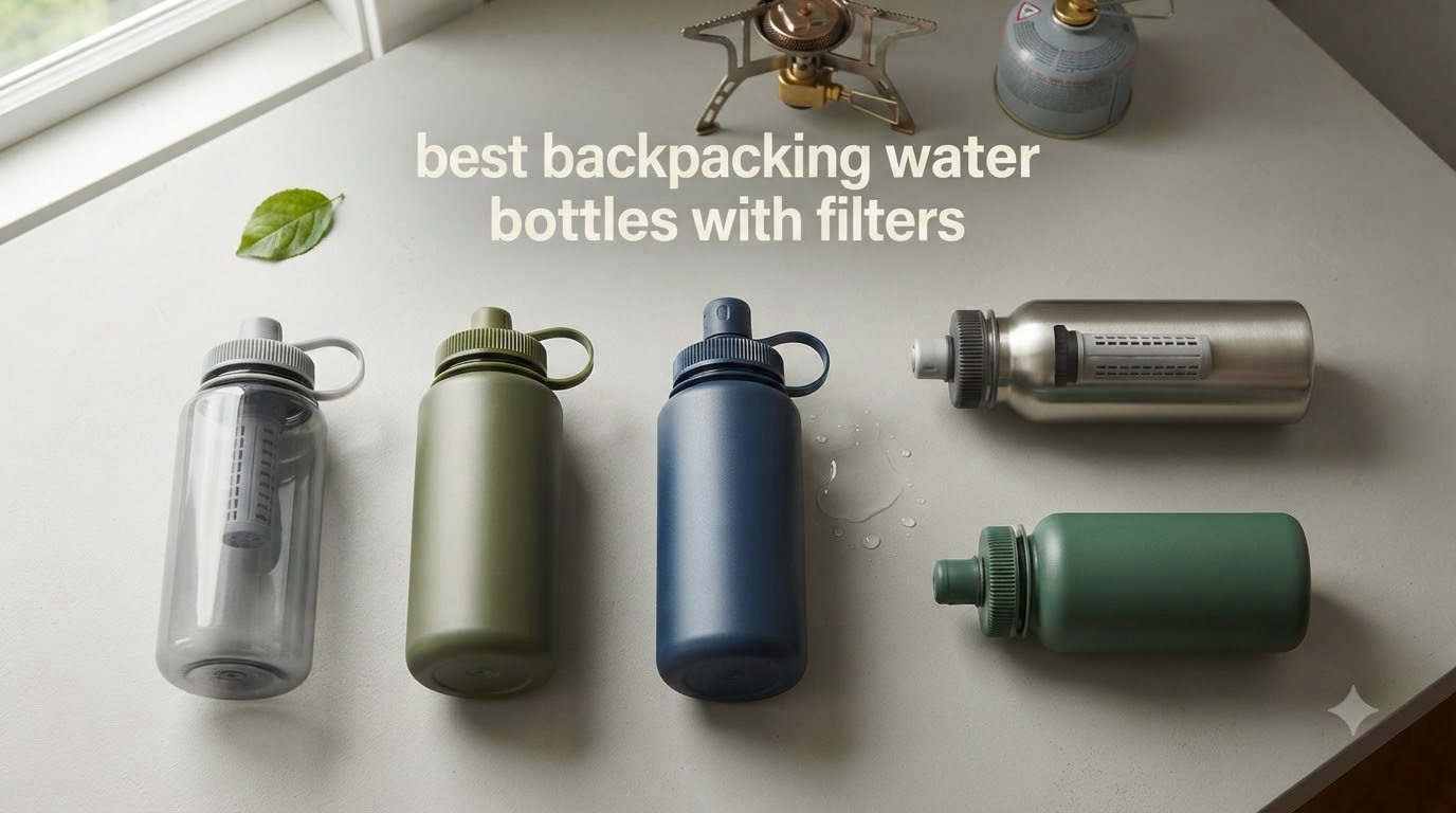 best backpacking water bottles with filters