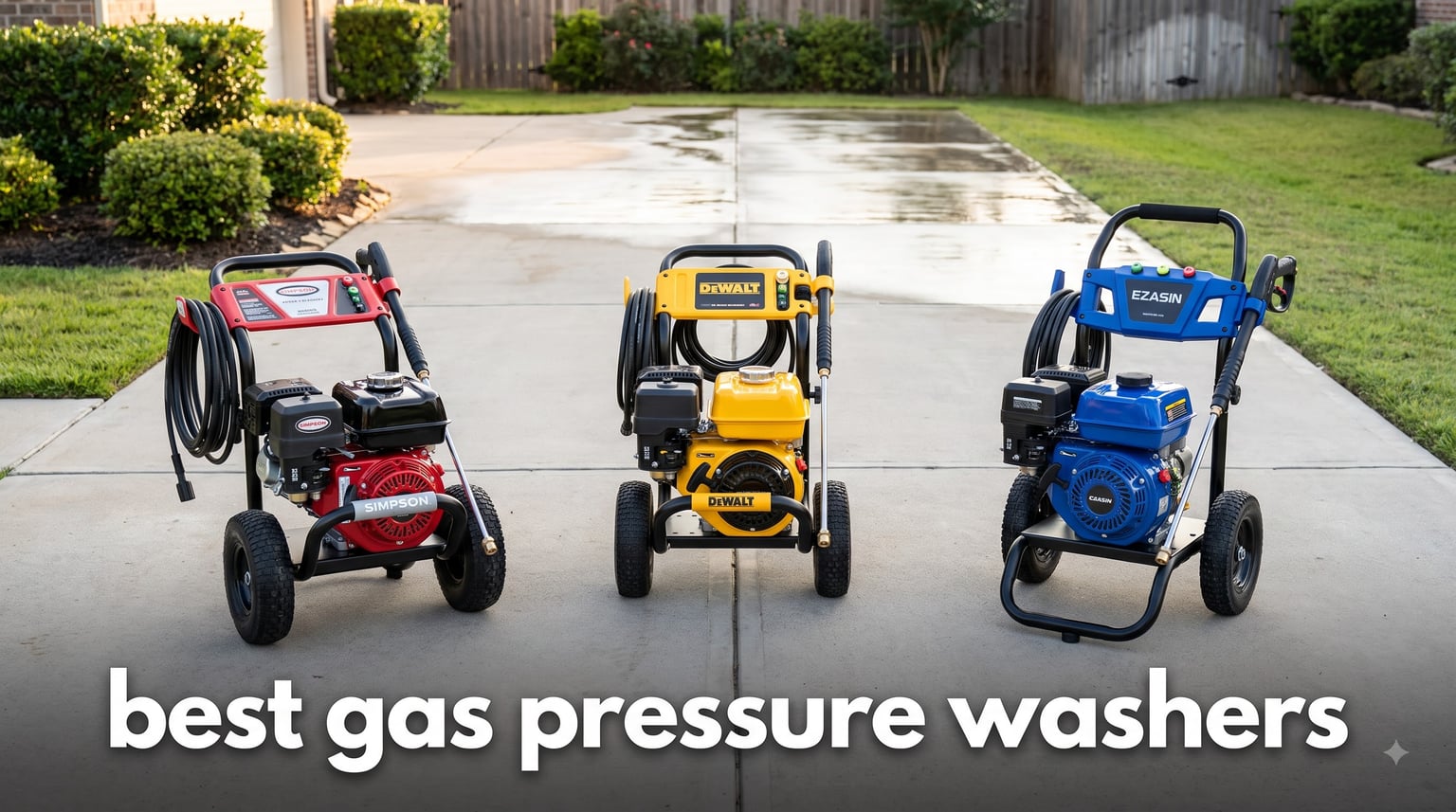 best gas pressure washers