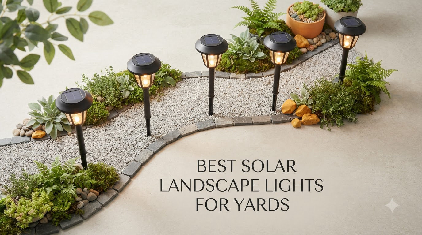 best solar landscape lights for yards