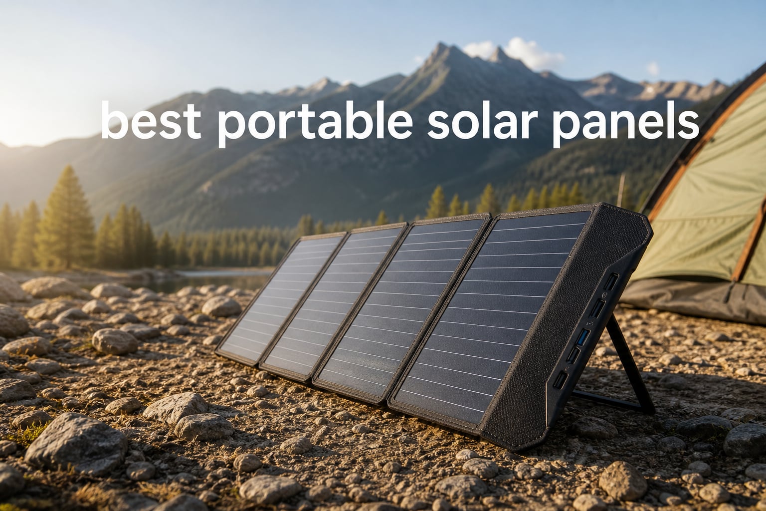 best portable solar panels