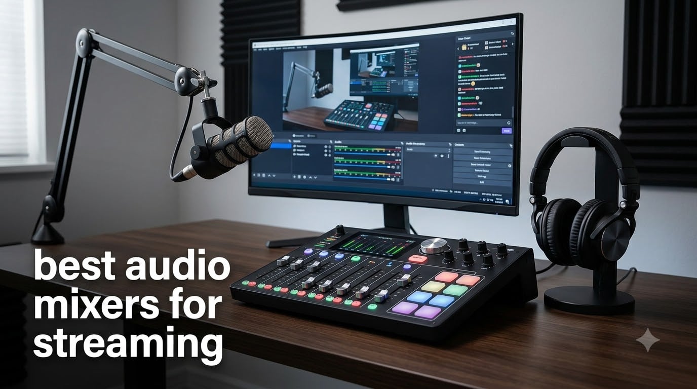 best audio mixers for streaming