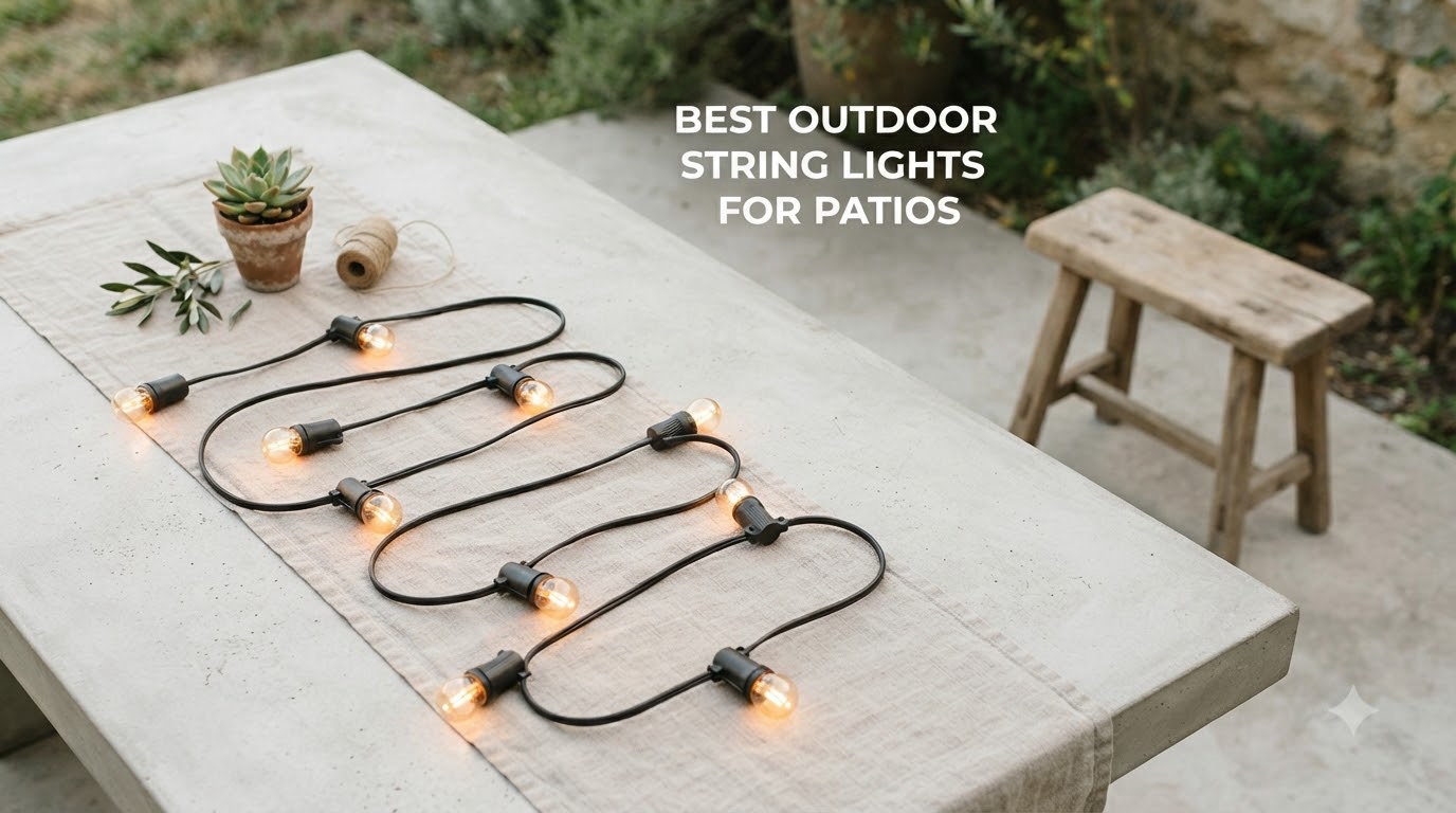best outdoor string lights for patios