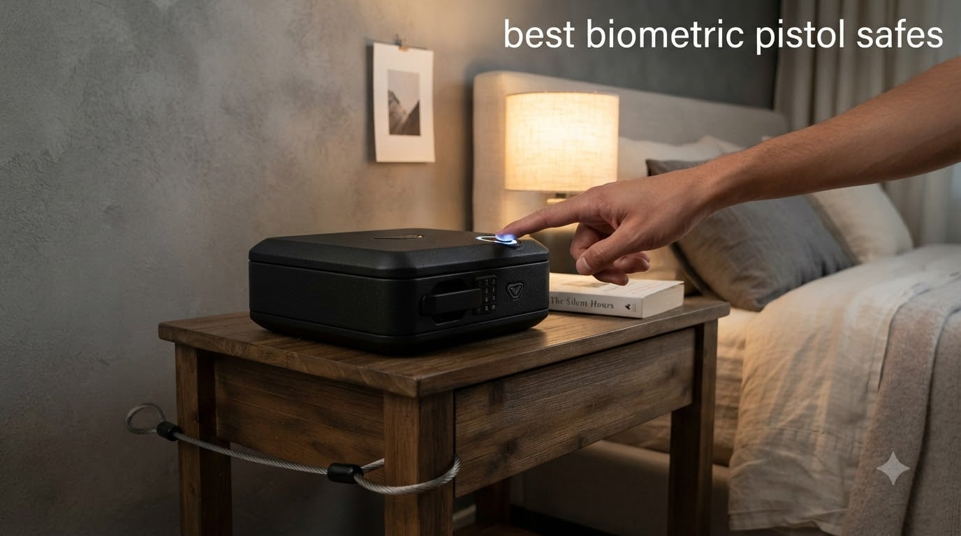best biometric pistol safes