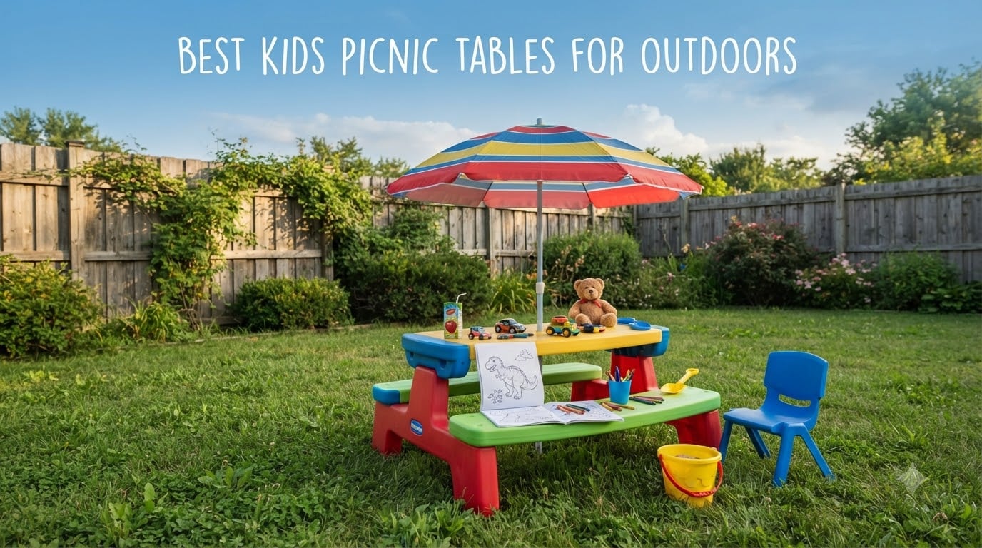 best kids picnic tables for outdoors