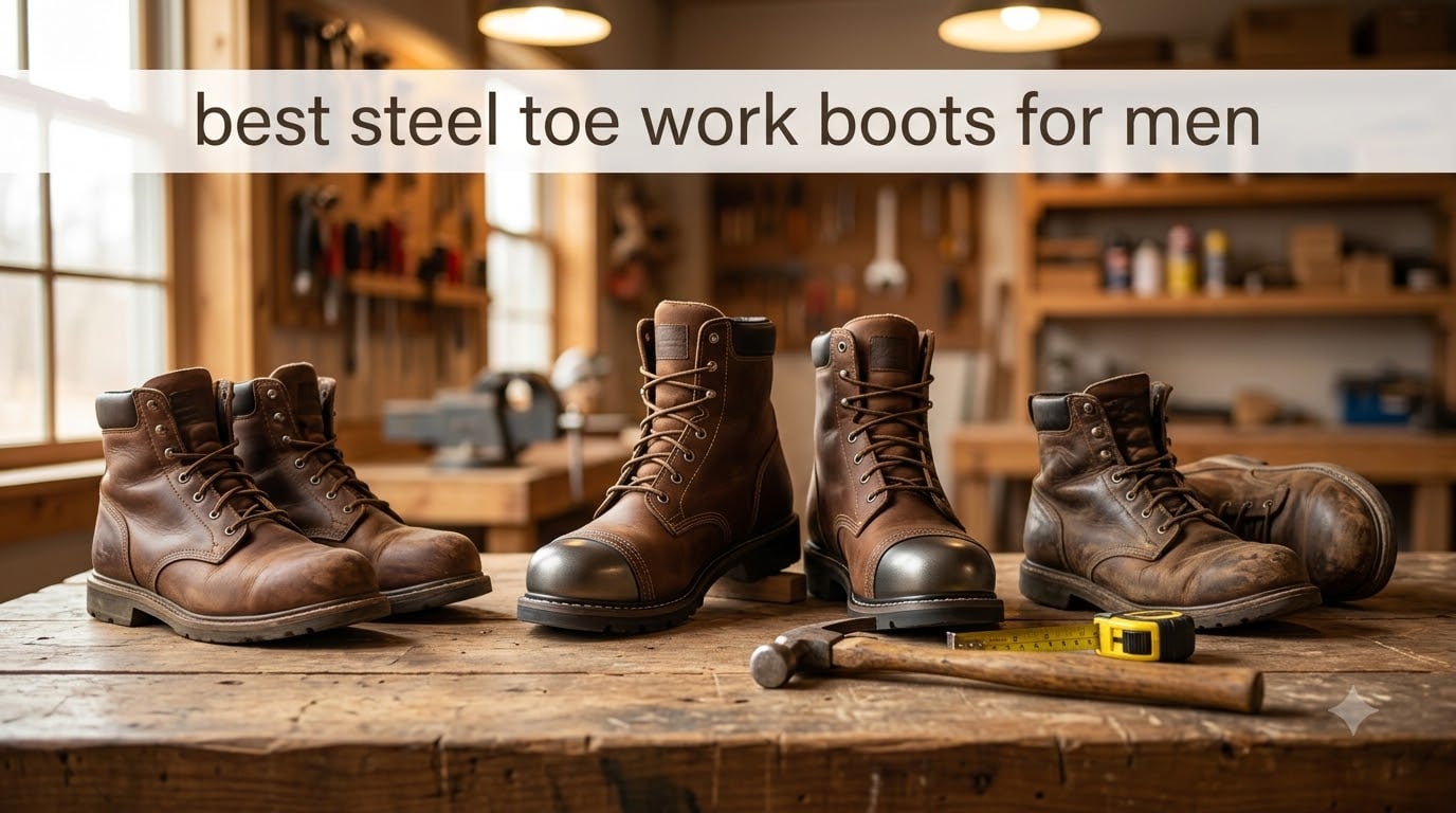 best steel toe work boots for men