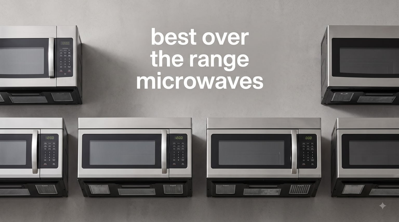 best over the range microwaves