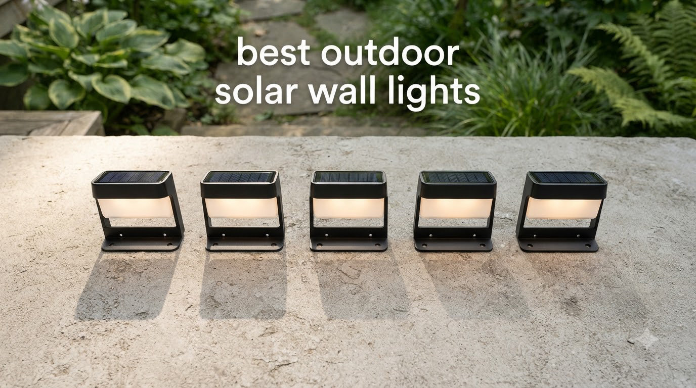 best outdoor solar wall lights