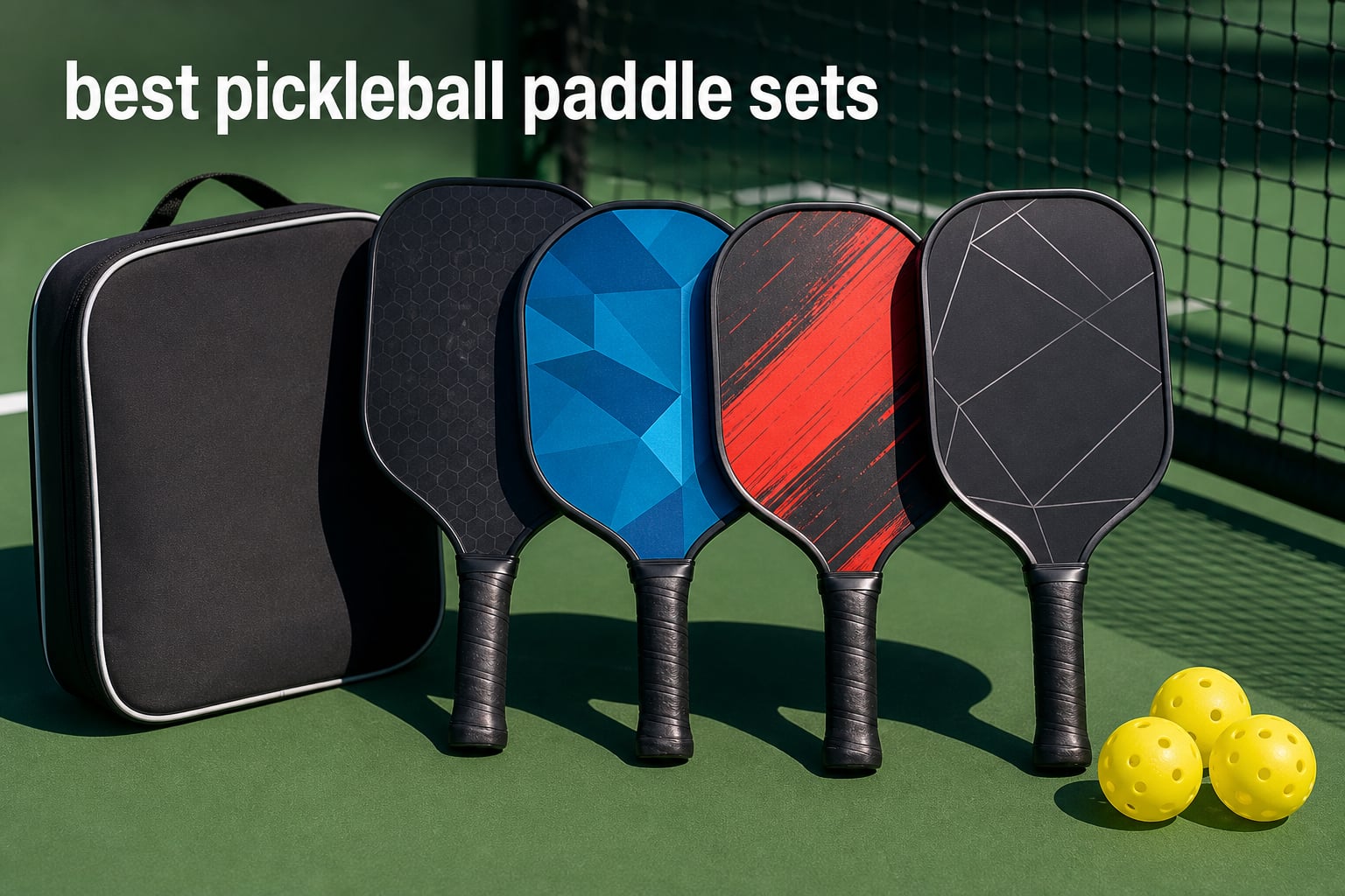 best pickleball paddle sets