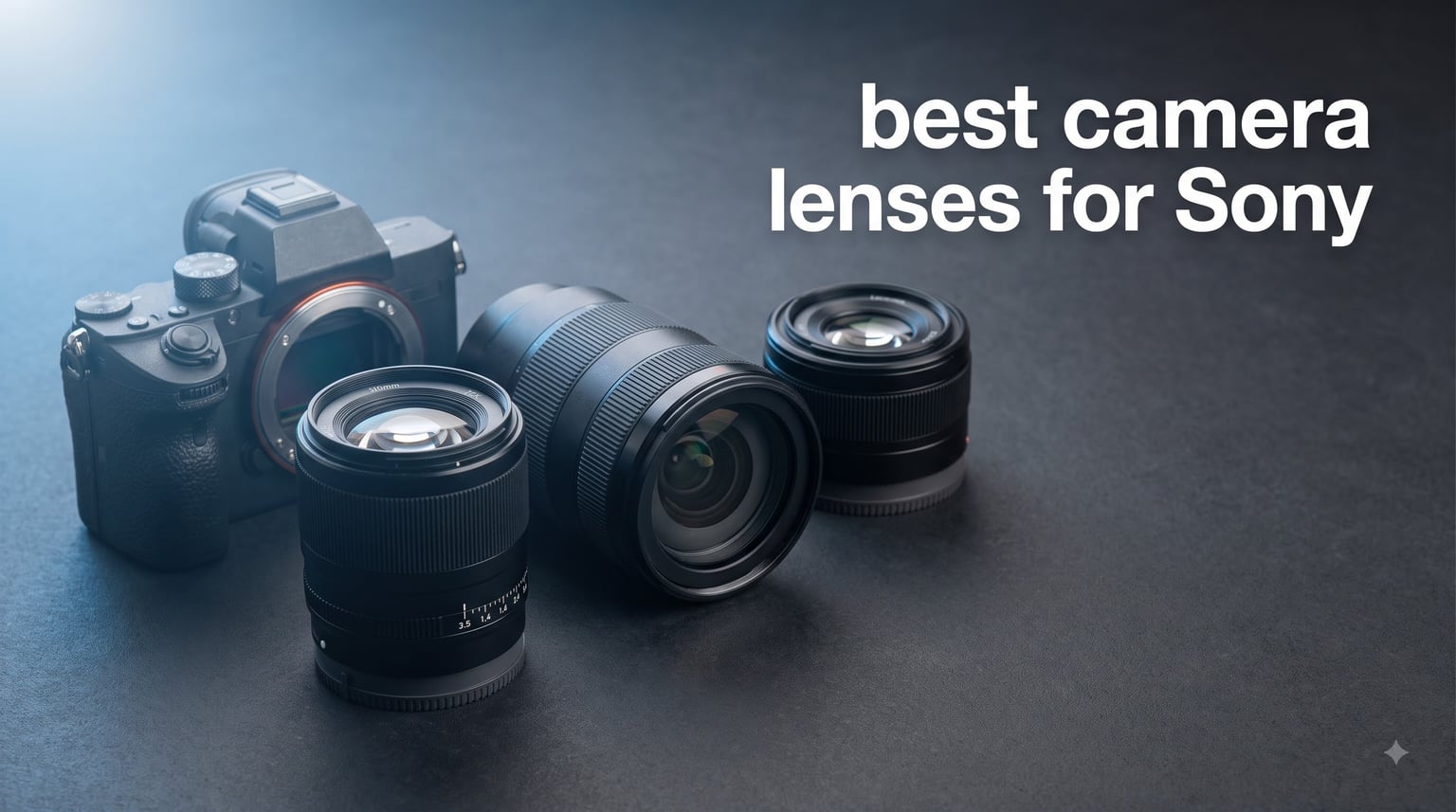 best camera lenses for Sony