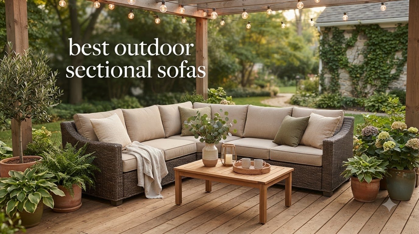best outdoor sectional sofas