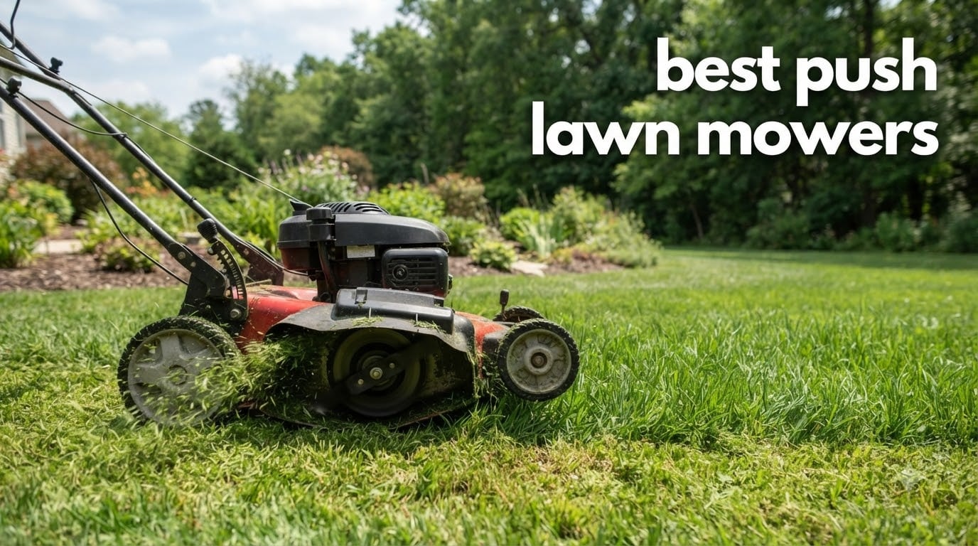 best push lawn mowers