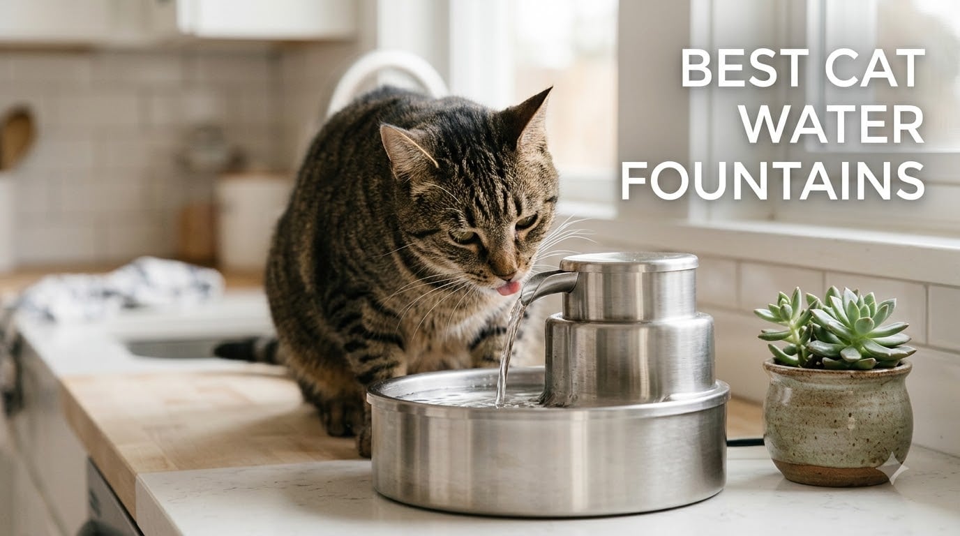 best cat water fountains