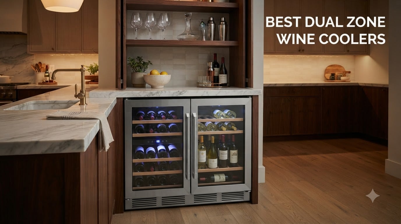 best dual zone wine coolers