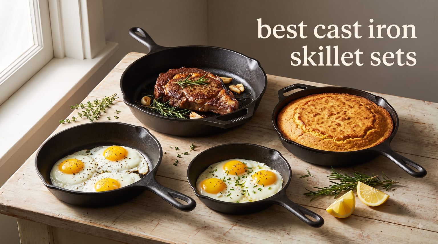 best cast iron skillet sets