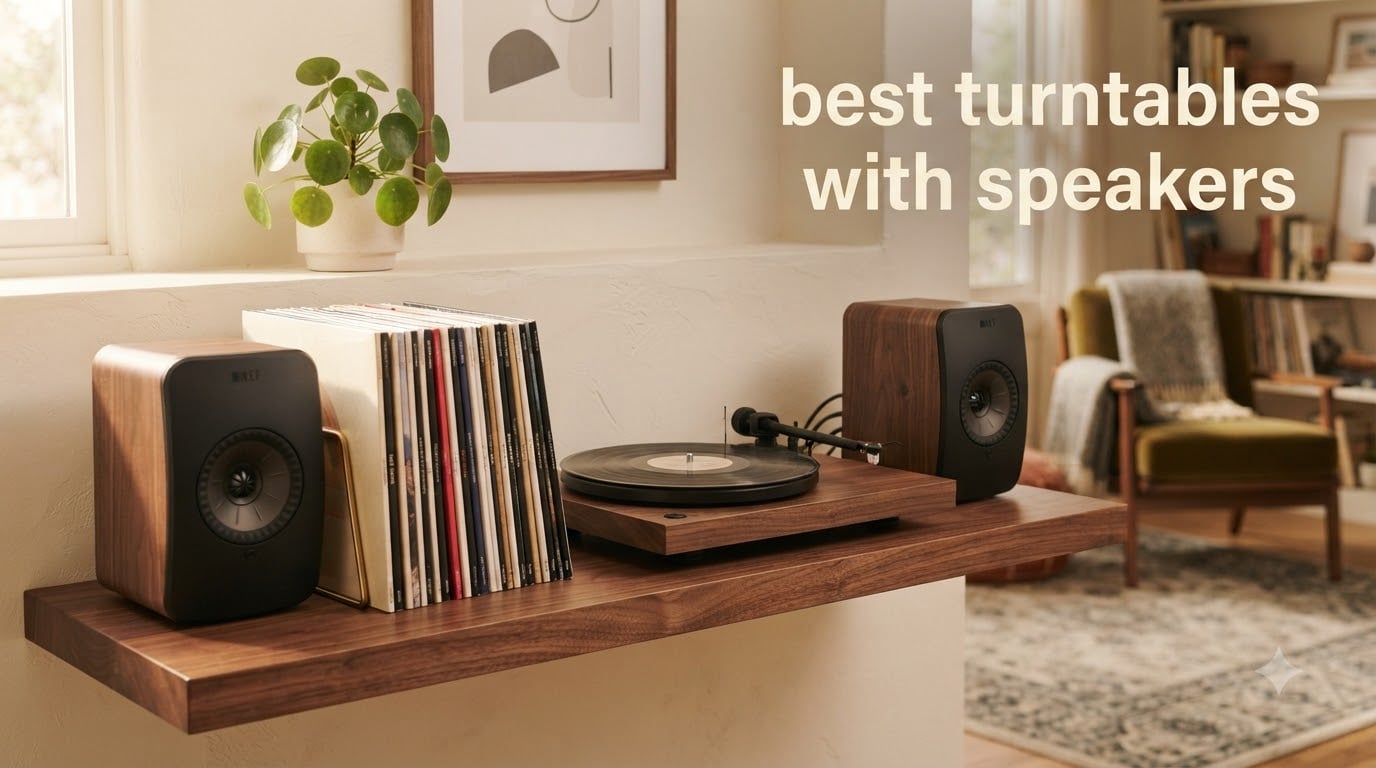best turntables with speakers