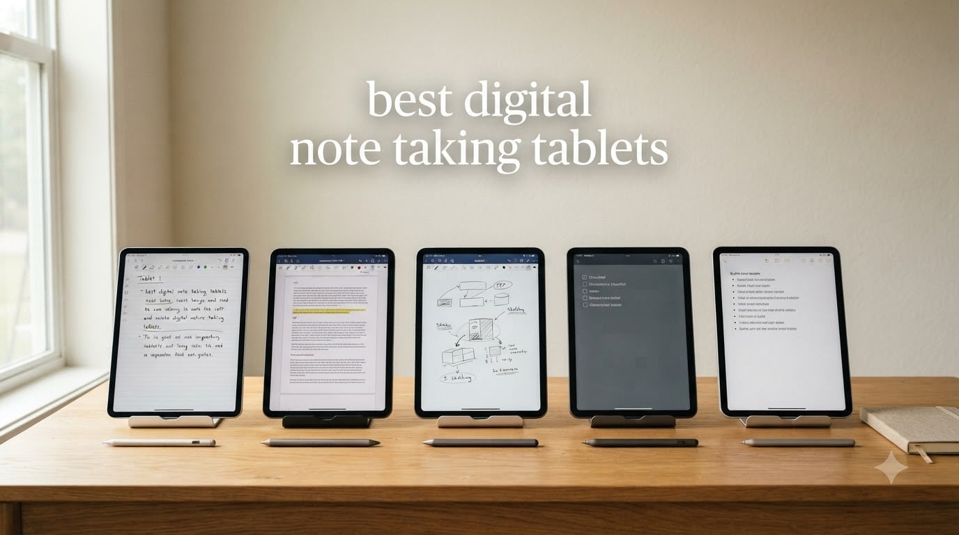 best digital note taking tablets