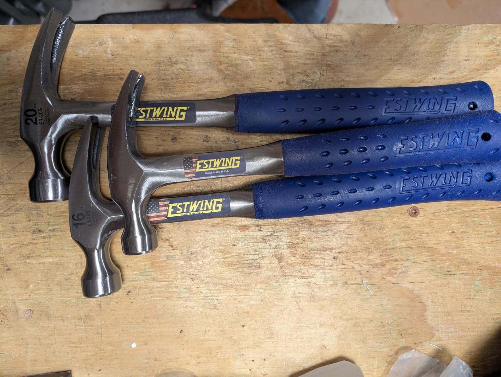 ESTWING 20 oz Framing Hammer, Forged Steel Hammer, Shock Reduction Grip customer photo 2