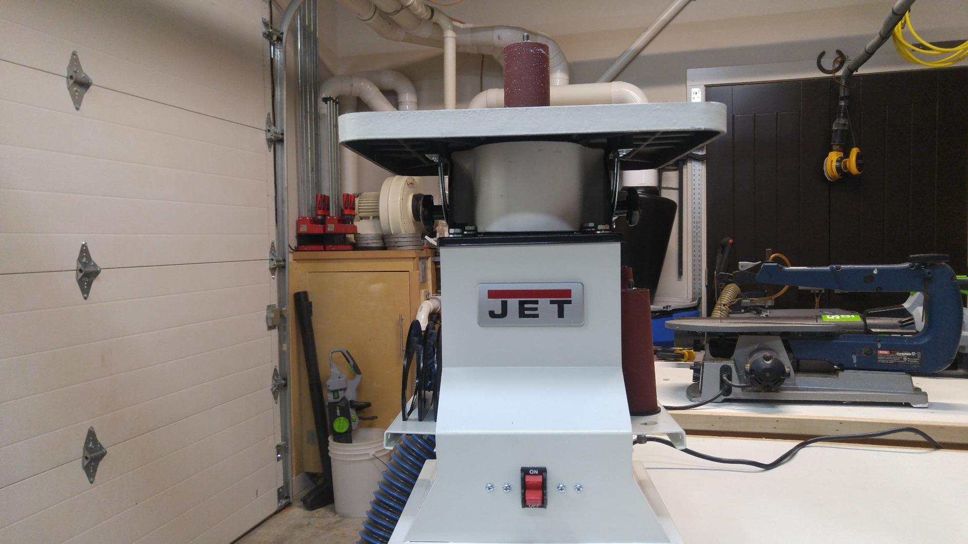 JET Benchtop Oscillating Spindle Sander, 1/2 HP, 115V 1Ph (Model JBOS-5) customer photo 1