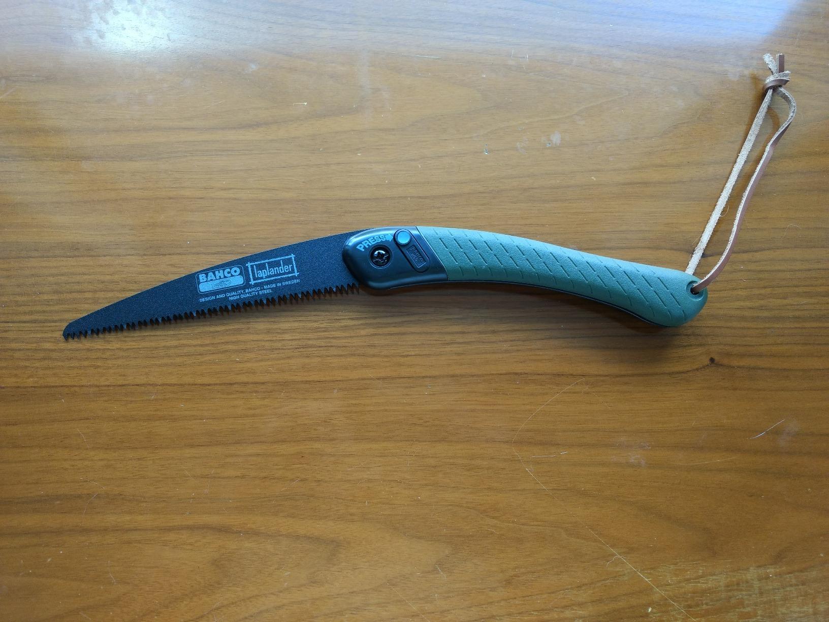 Bahco BAH396LAP Laplander Folding Saw, 7-1/2