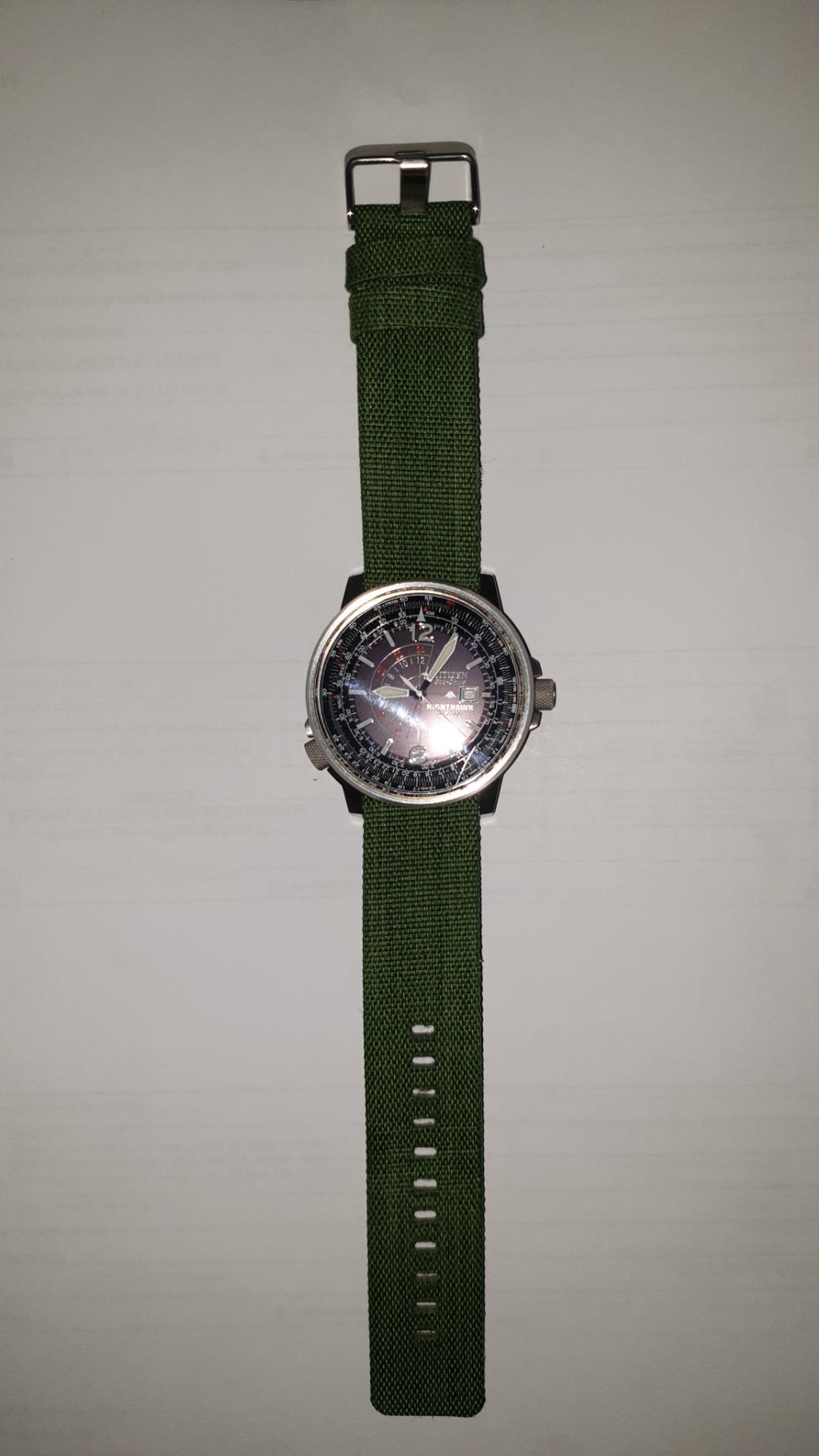 Citizen Men's Eco-Drive Promaster Nighthawk 42mm Stainless Steel BJ7000-52E customer photo 1