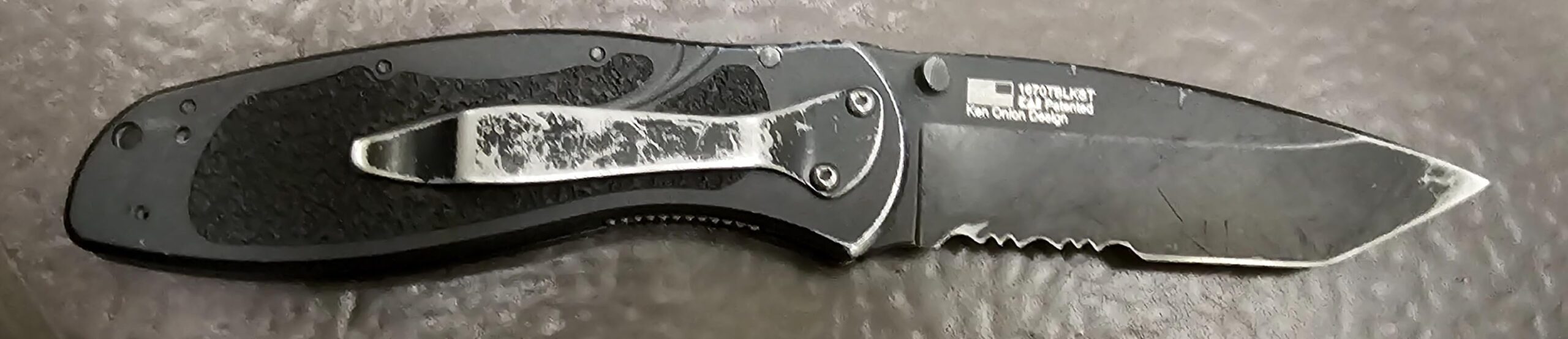 Kershaw Blur Tanto Black Pocketknife, 3.4