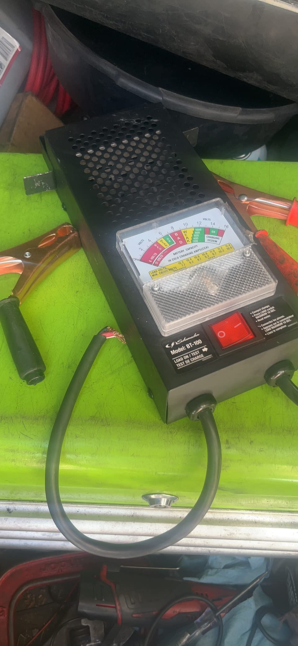 Schumacher Electric Battery Load Tester, 6V/12V – BT-100 customer photo 1
