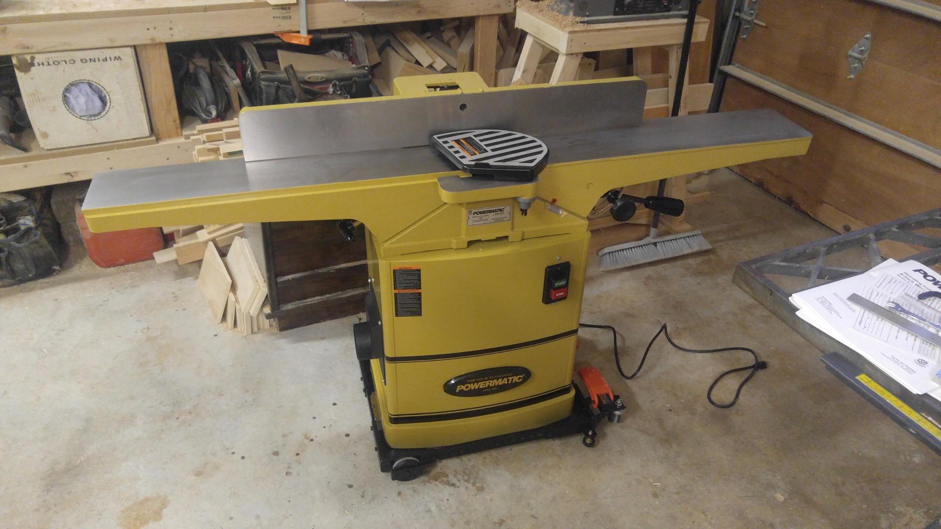 Powermatic 6-Inch Jointer, Straight Knife Cutterhead, 1 HP, 115/230V 1Ph (Model 54A) customer photo 2