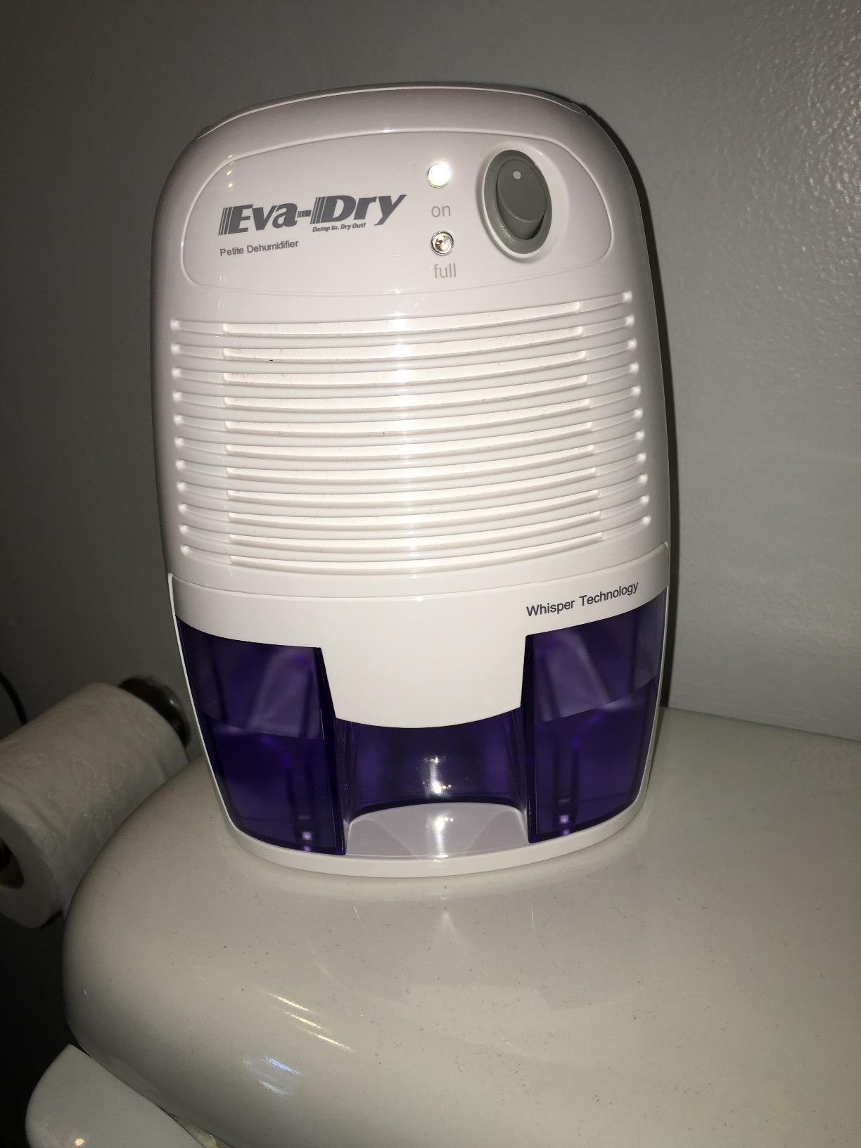 Eva-Dry EDV-1100 Whisper-quiet 16 OZ Dehumidifier with Auto Shut Off and Restart for small spaces in your Home, RV, Automobile, and Storage up to 122 sq. ft customer photo 2