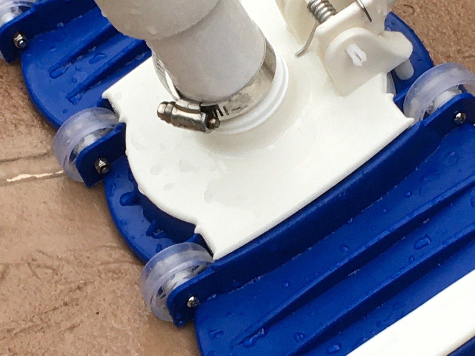 SWIMLINE HYDROTOOLS Manual Vacuum Head Attachment For Inground & Above Ground Pools |Weighted Flexible Swimming Pool Vac Head Rectangle Shape W/ Wheels| Swivel Hose 1-1/4 or 1-1/2’’| Clean 8150 customer photo 1