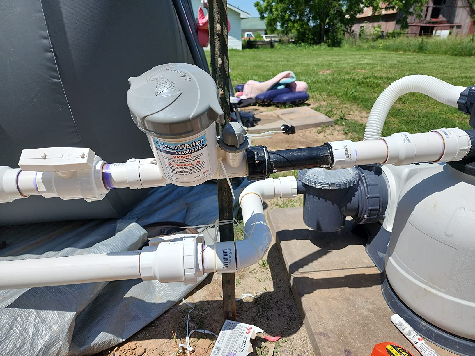 Waterway Plastics CAG004-W Clearwater in-Line Automatic Chlorinator customer photo 1
