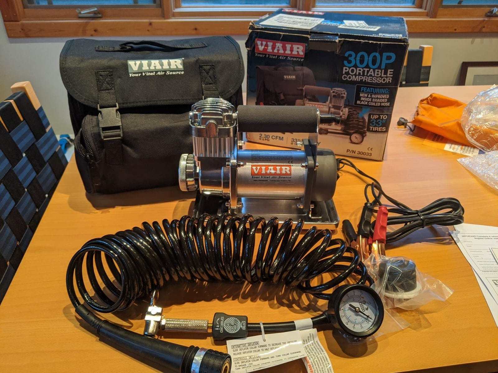 VIAIR 300P 12V Portable Tire Inflator, 150 PSI for Truck and SUV Tires customer photo 1