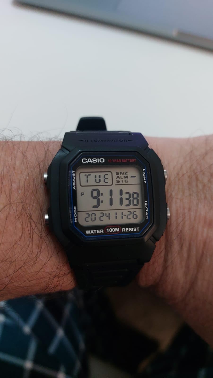 Casio W800HG Series | Men’s Digital Watch | 100 Meter Water Resistance | Multi Function Alarm | 100 SEC Stopwatch | Auto Calendar | Countdown Timer | LED Light | Dual Time| 10 Year Battery customer photo 2