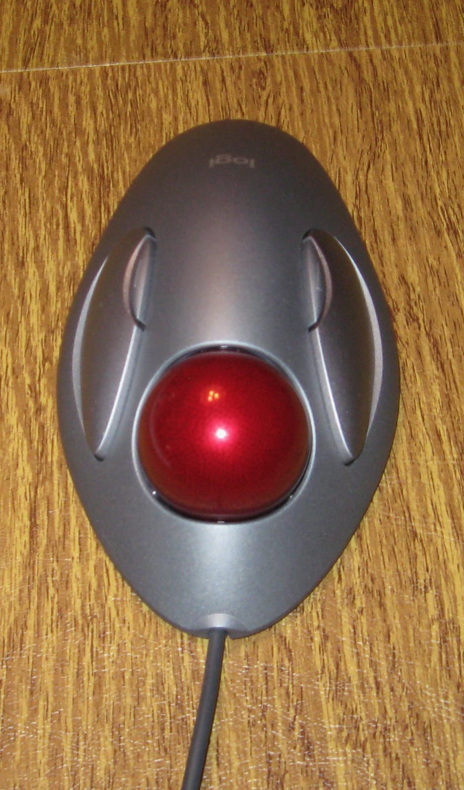 Logitech Trackman Marble Trackball Mouse – Wired USB Ergonomic Mouse for Computers, with 4 Programmable Buttons, Dark Gray customer photo 1
