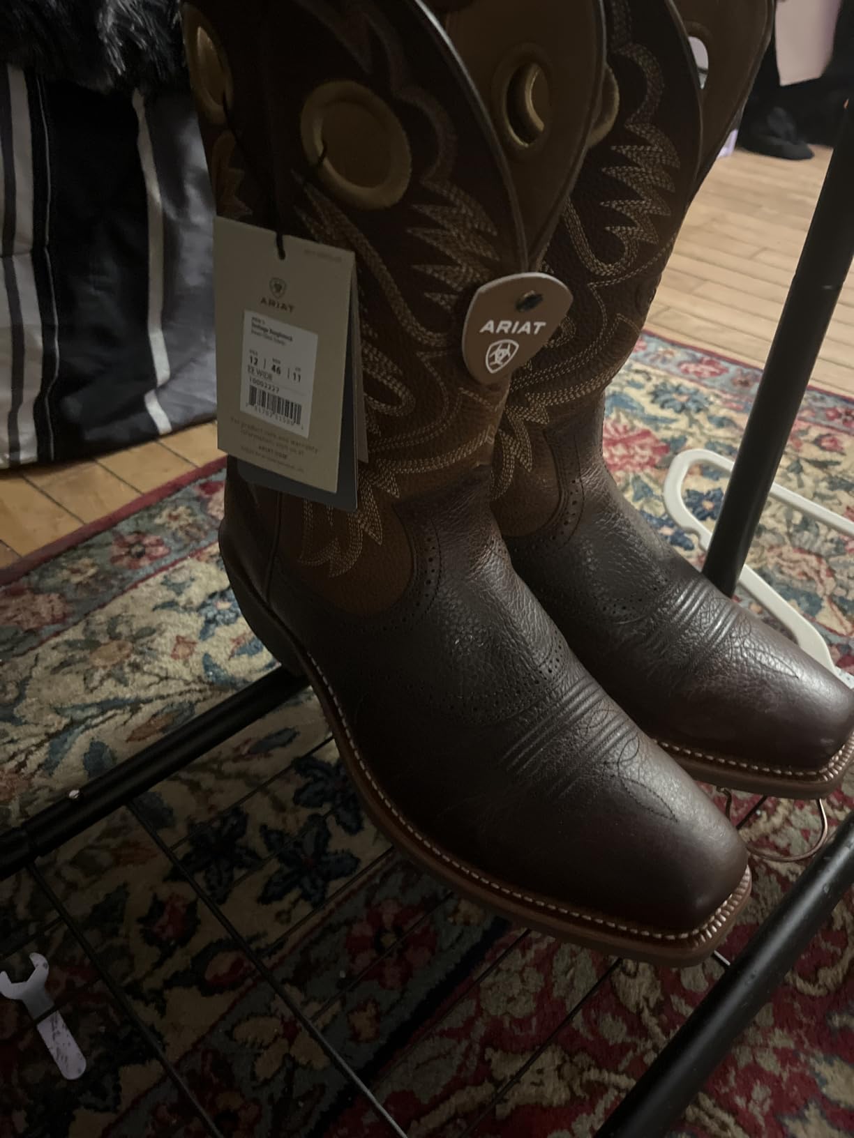 Ariat Heritage Roughstock Western Boot - Men's Square Toe Leather Work Boot customer photo 1