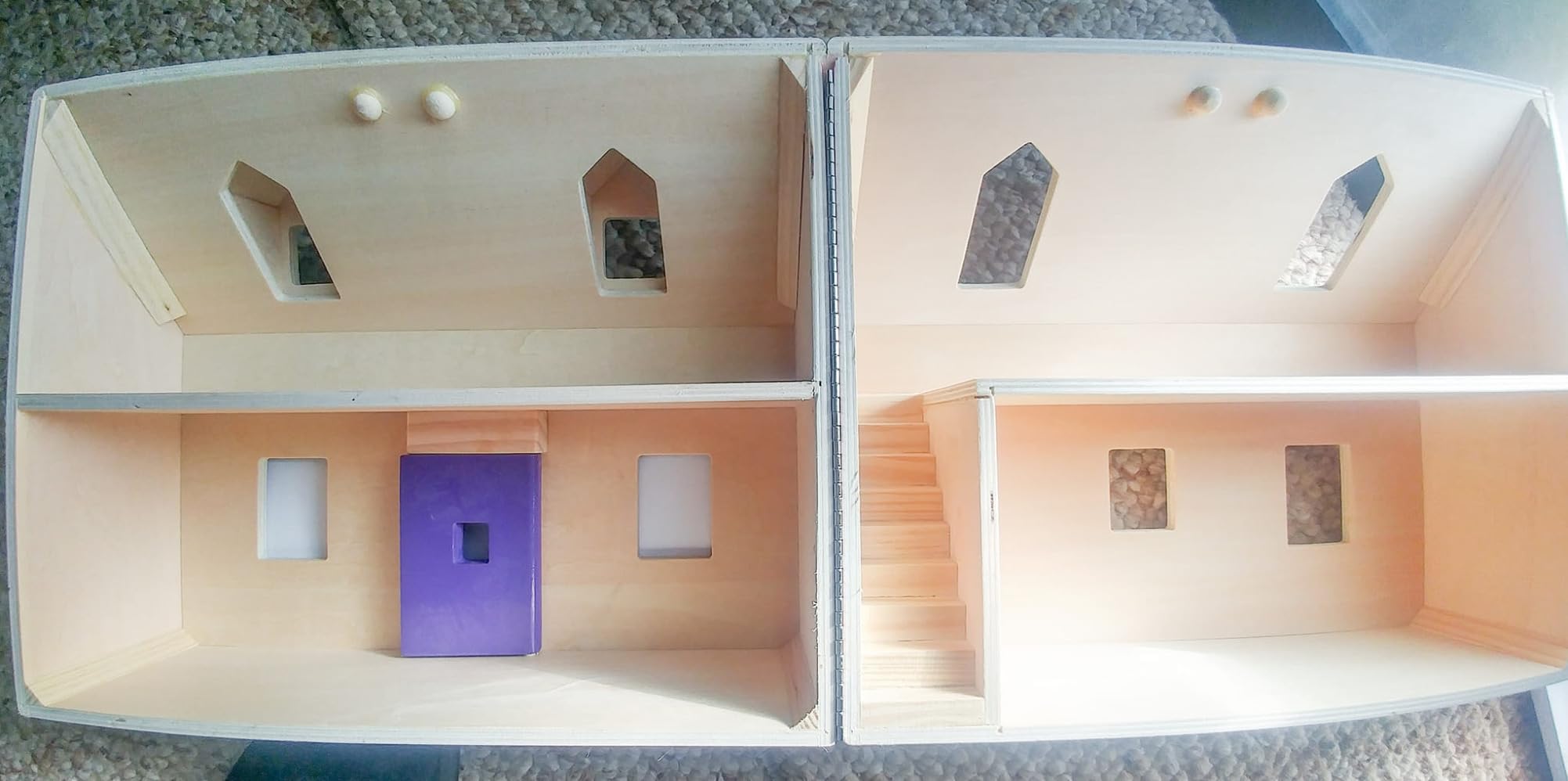 Melissa & Doug Fold & Go Wooden Dollhouse with Dolls and Furniture customer photo 1
