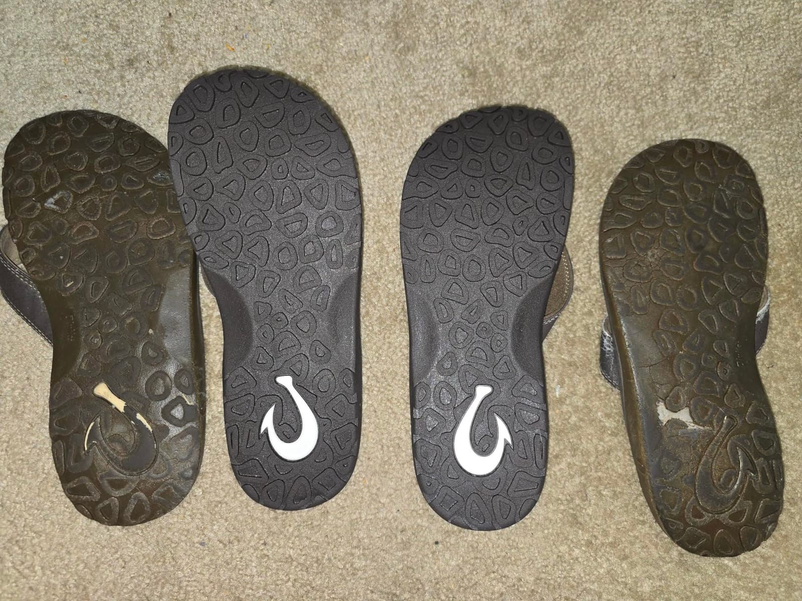 OluKai Ohana Men's Sandals, Water Resistant Flip Flops with Arch Support customer photo 1