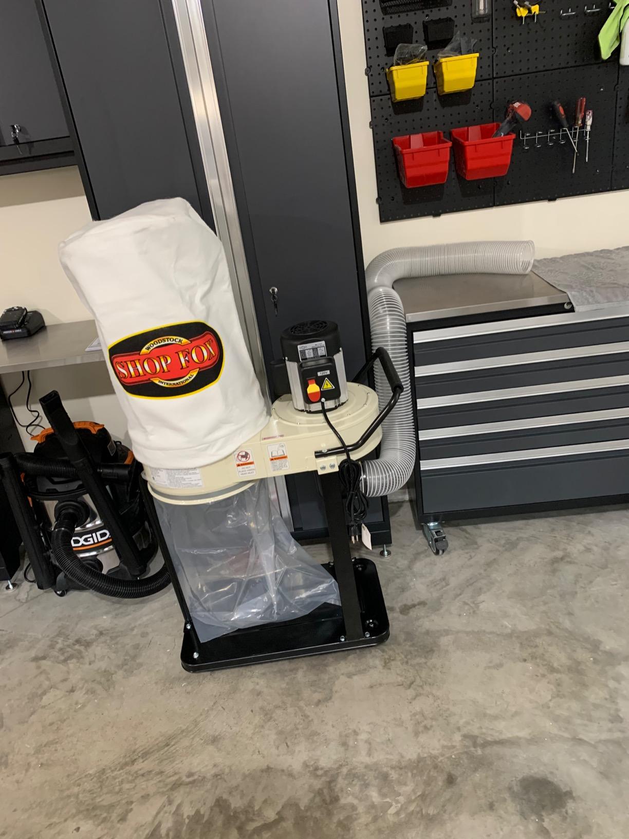 SHOP FOX Portable W1727 1 HP Dust Collector customer photo 2