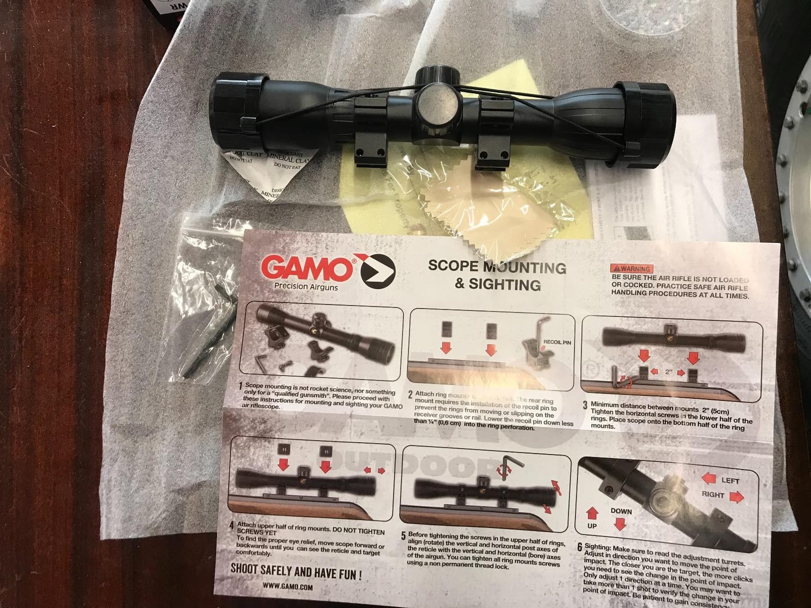 Gamo Silent Cat .177 Caliber Breakbarrel Pellet Air Rifle with 4x32 Scope customer photo 1